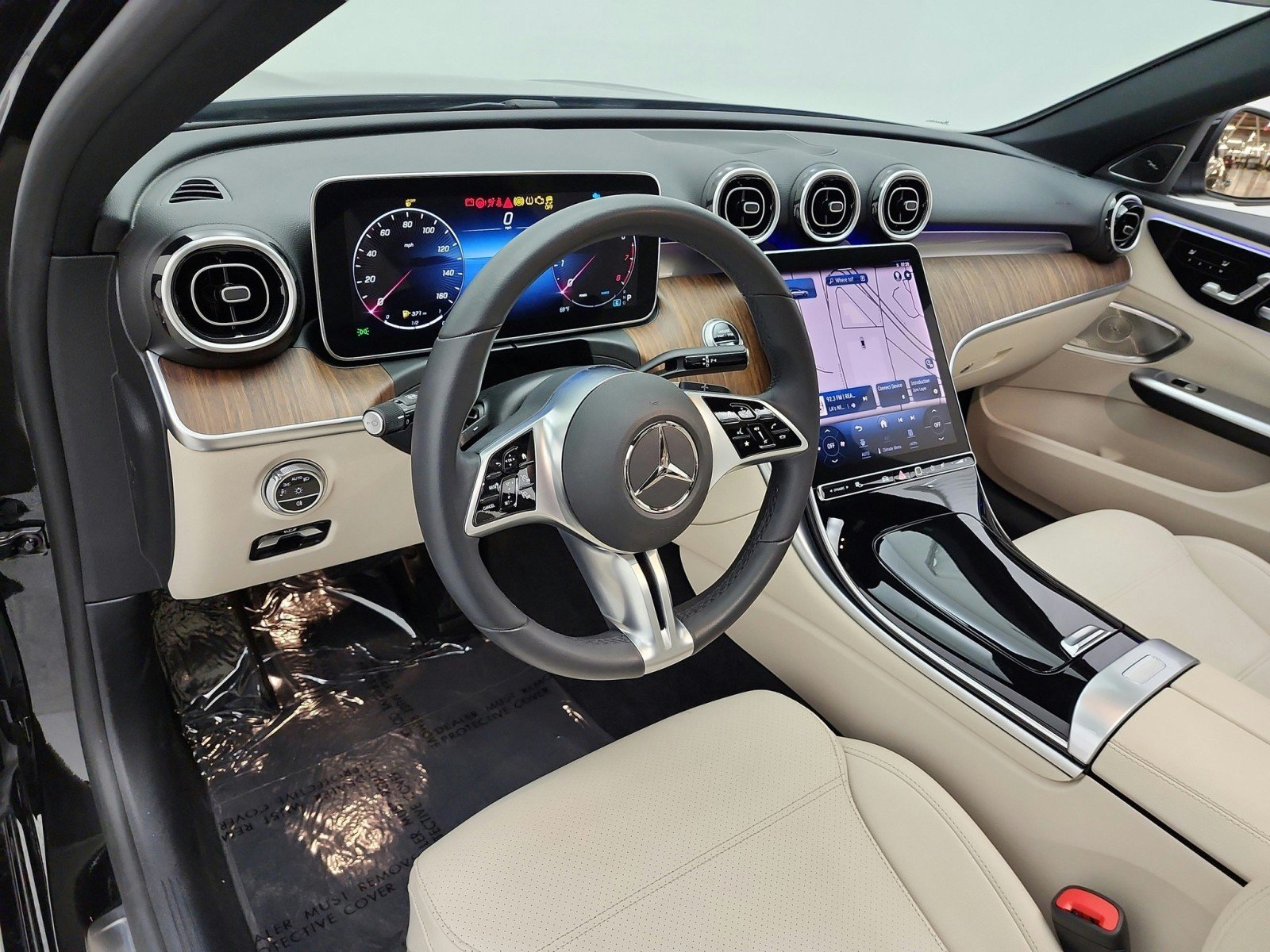 Certified Used 2024 Black Mercedes-Benz C 300 Sedan image 9