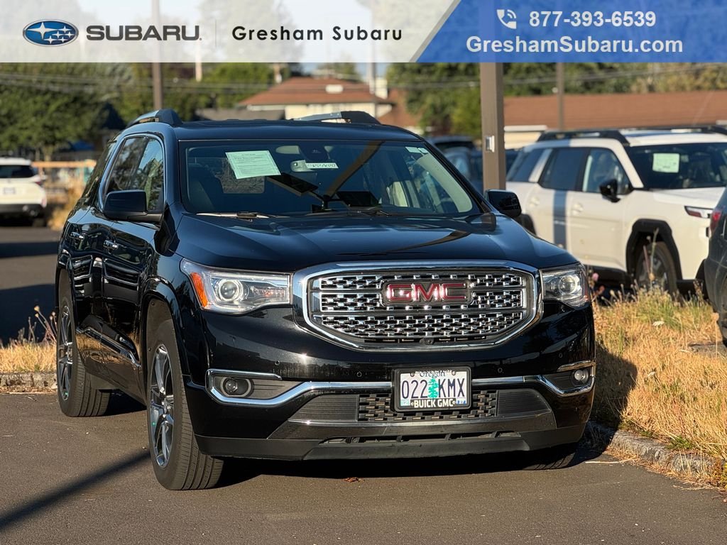 Used 2017 Ebony Twilight Metallic GMC Denali image 1