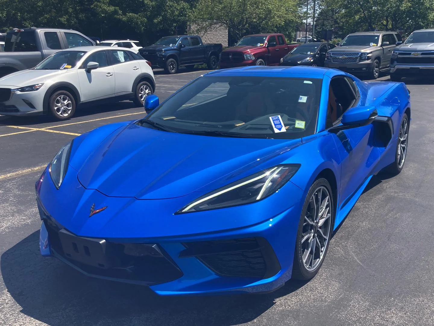 Used 2024 Riptide Blue Chevrolet Stingray image 3