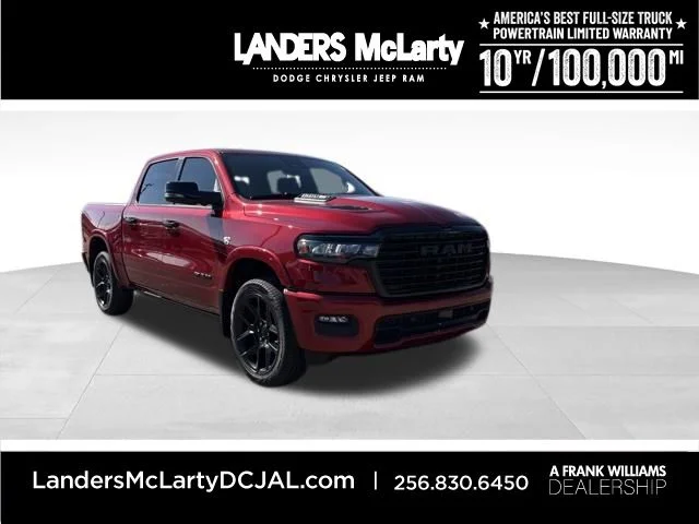 New 2026 Molten Red Pearl-Coat Exterior Paint RAM Laramie image 1