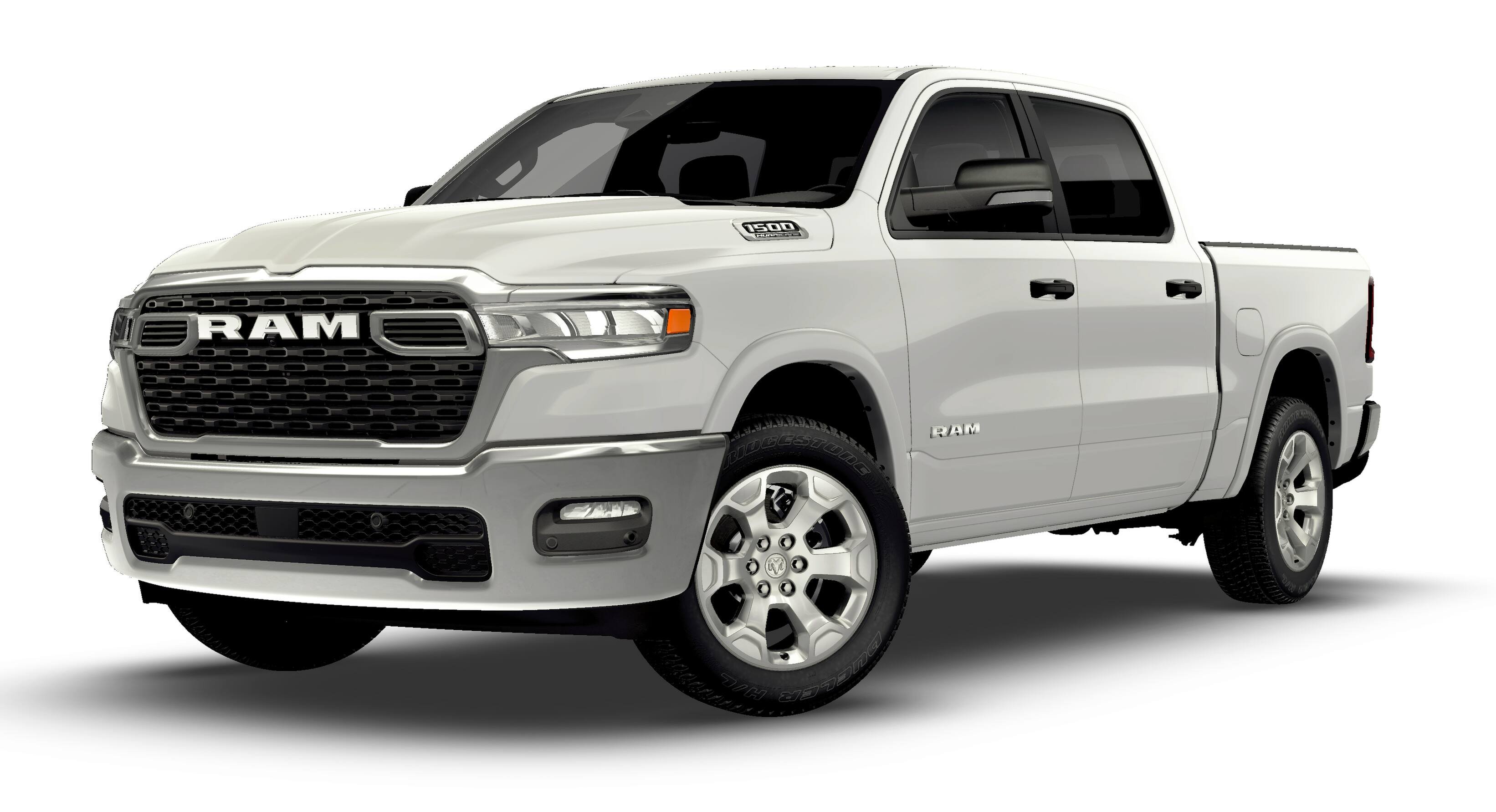 New 2026 Bright White Clear-Coat Exterior Paint RAM BIG HORN image 27