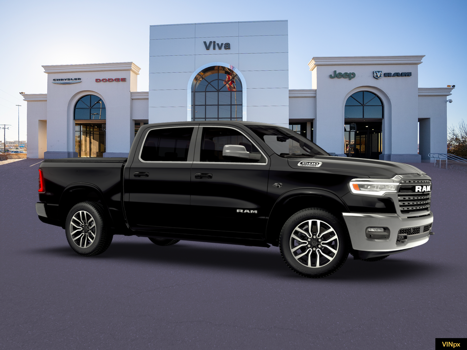 New 2026 Diamond Black Crystal Pearl-Coat Exterior Paint RAM Limited image 9