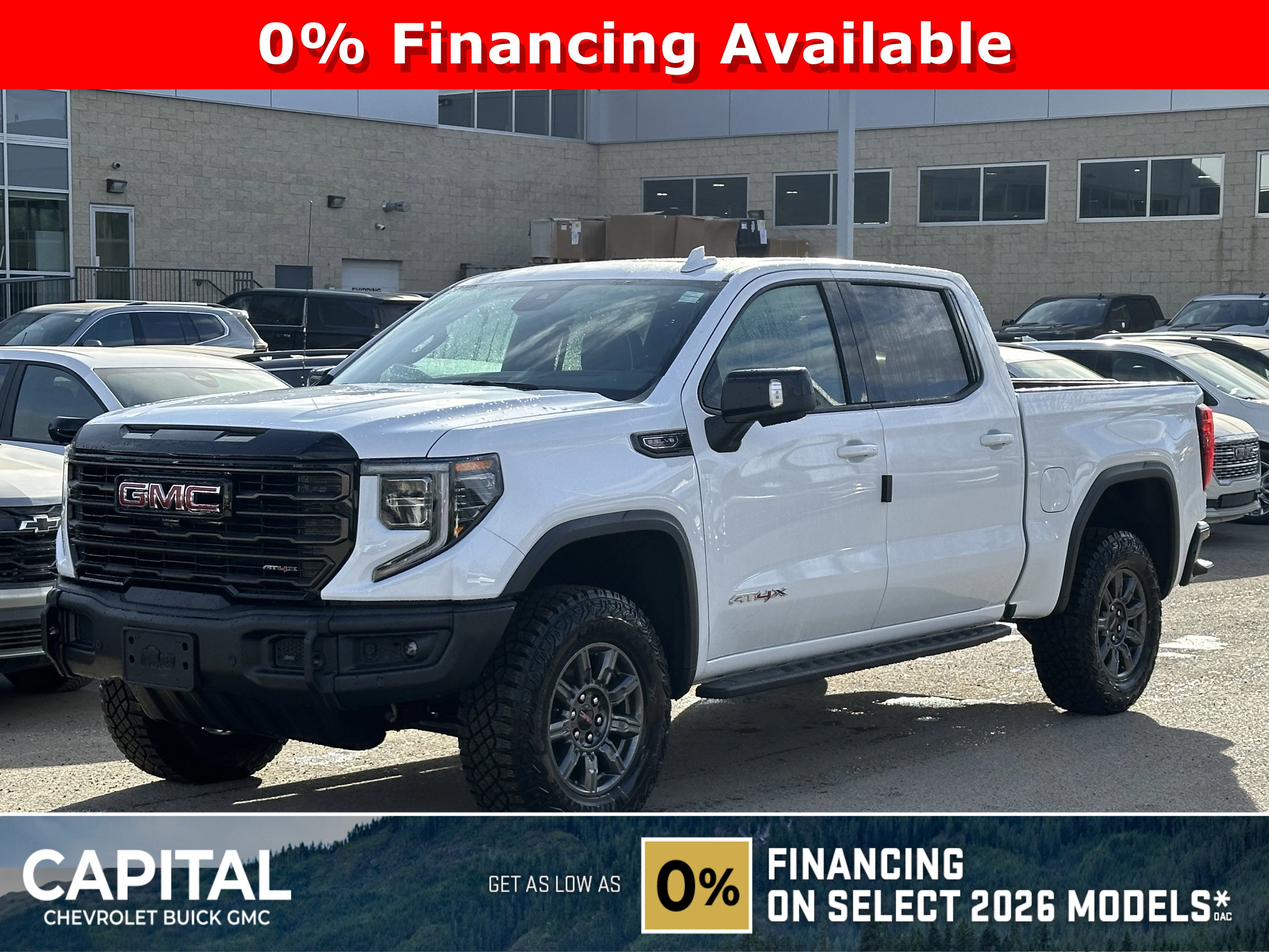 New 2026 Summit White GMC AT4X image 1