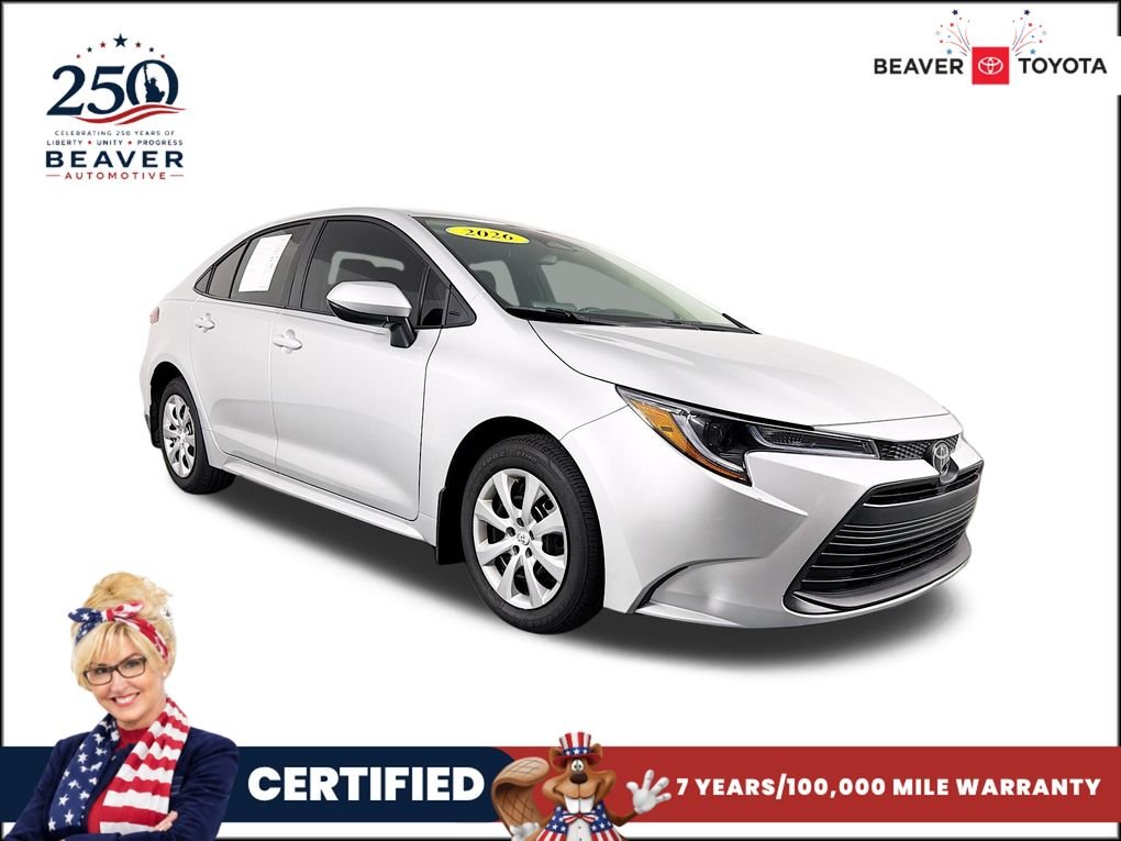 Used 2026 Silver Toyota LE image 1