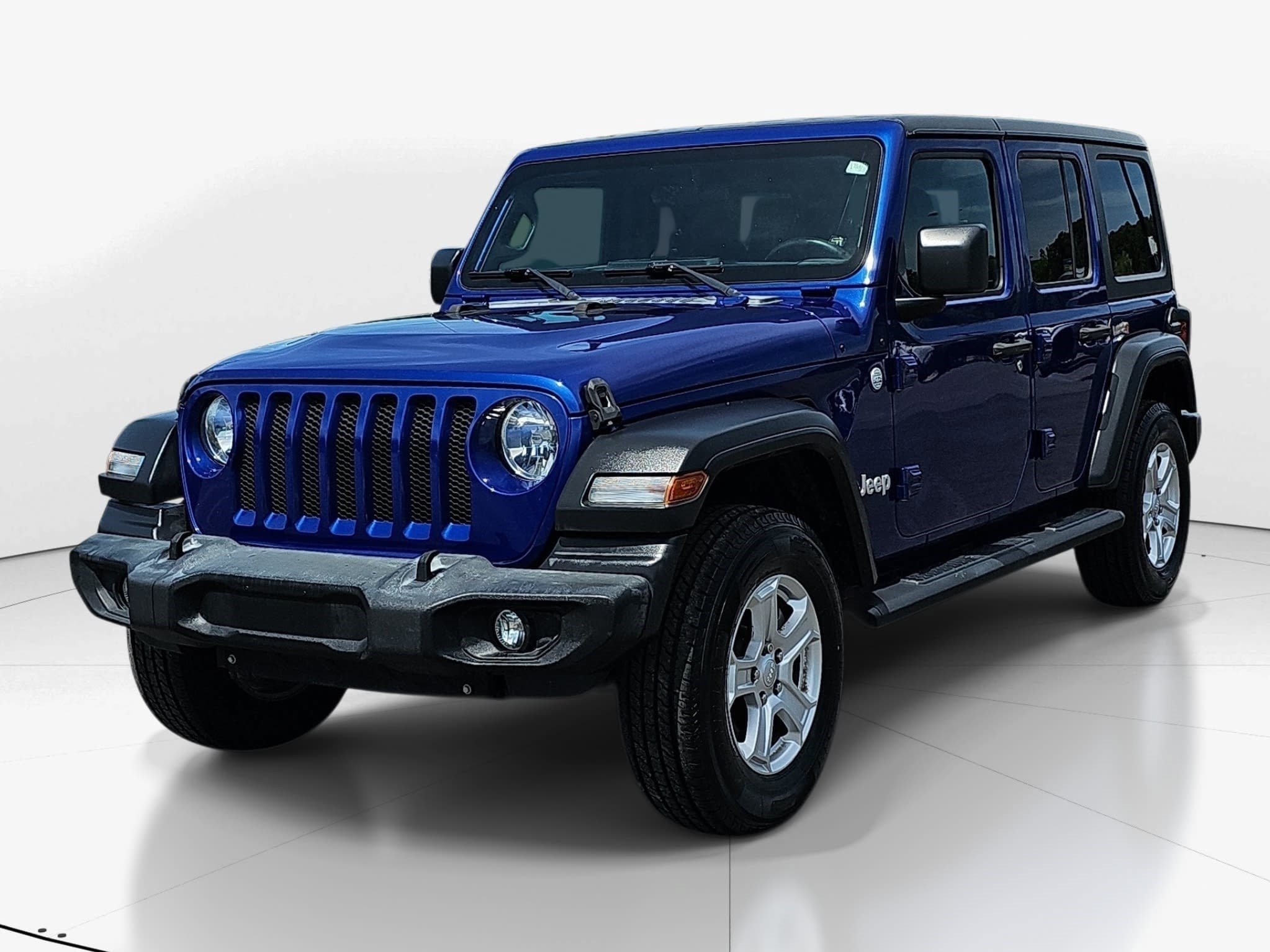 Used 2019 Ocean Blue Metallic Clearcoat Jeep Sport S image 7