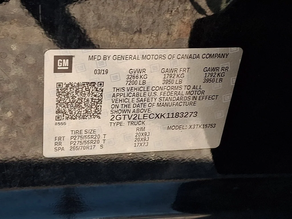 Used 2019 ONYX BLACK GMC DBL CAB 4WD image 28