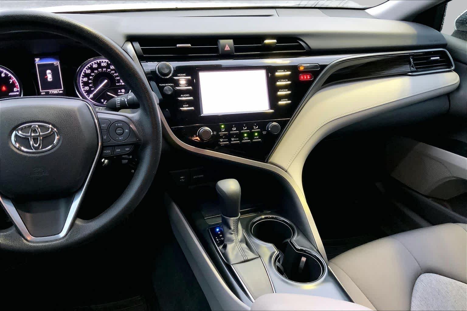 Used 2019 Super White Toyota LE image 7