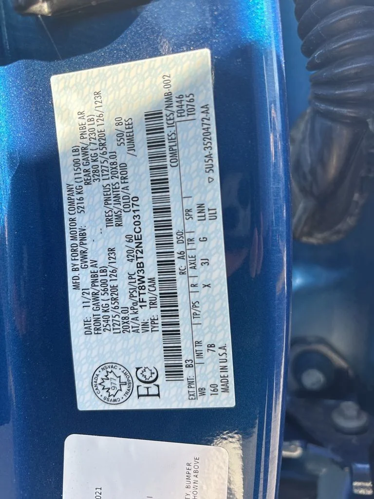 Certified Used 2022 Atlas Blue Ford Platinum image 7