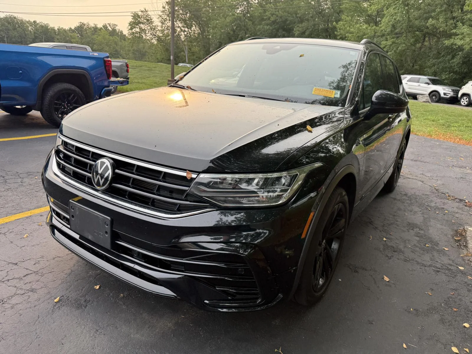 Used 2024 Deep Black Pearl Volkswagen SE R-Line Black image 3