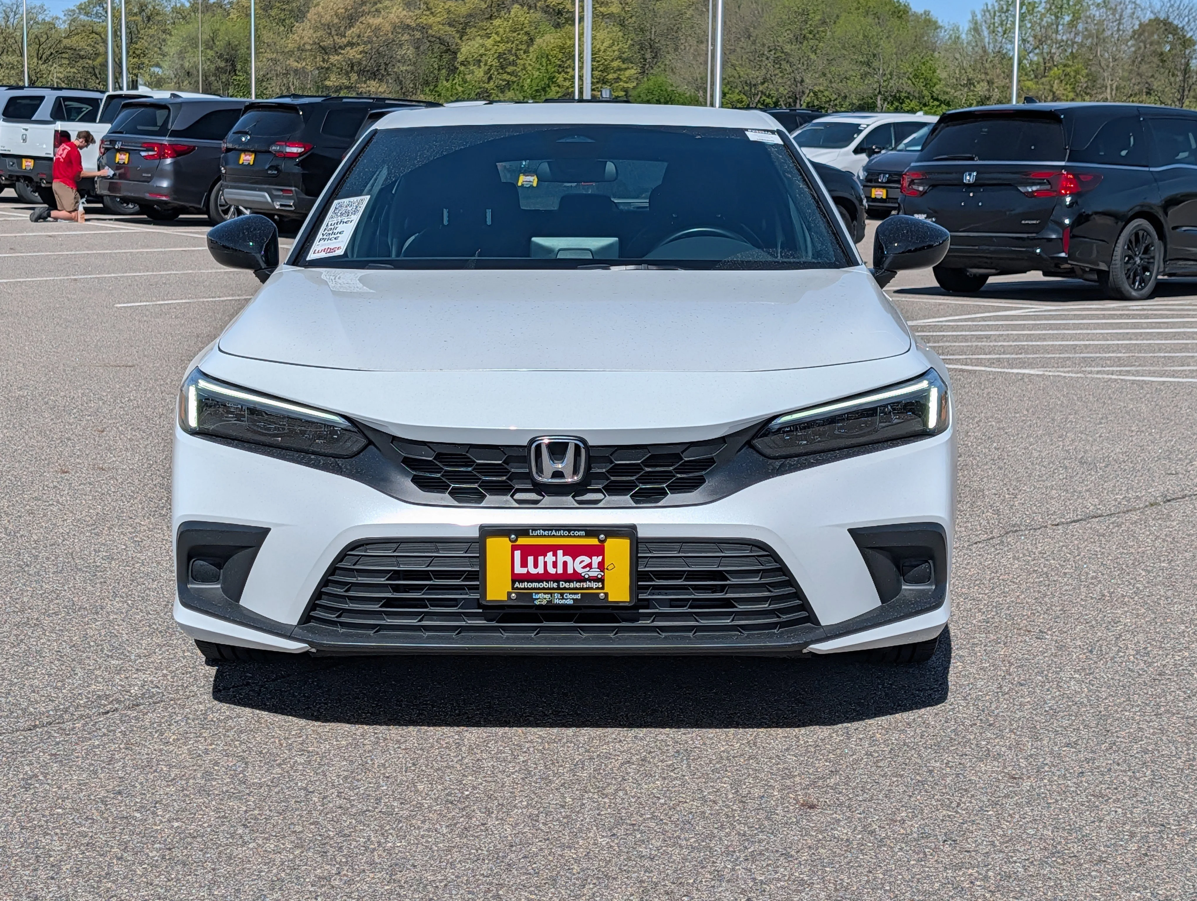 Used 2024 Honda Civic Hatchback Sport with VIN 19XFL2H83RE015250 for sale in Waite Park, Minnesota