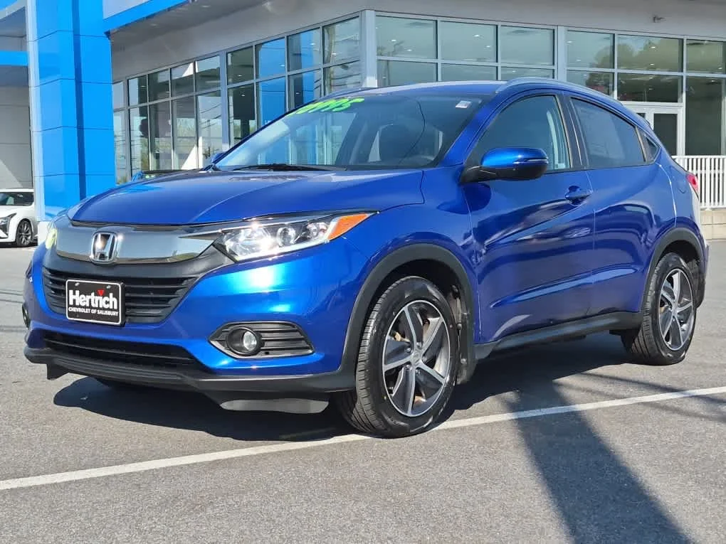 Used 2022 Aegean Blue Metallic Honda EX image 1