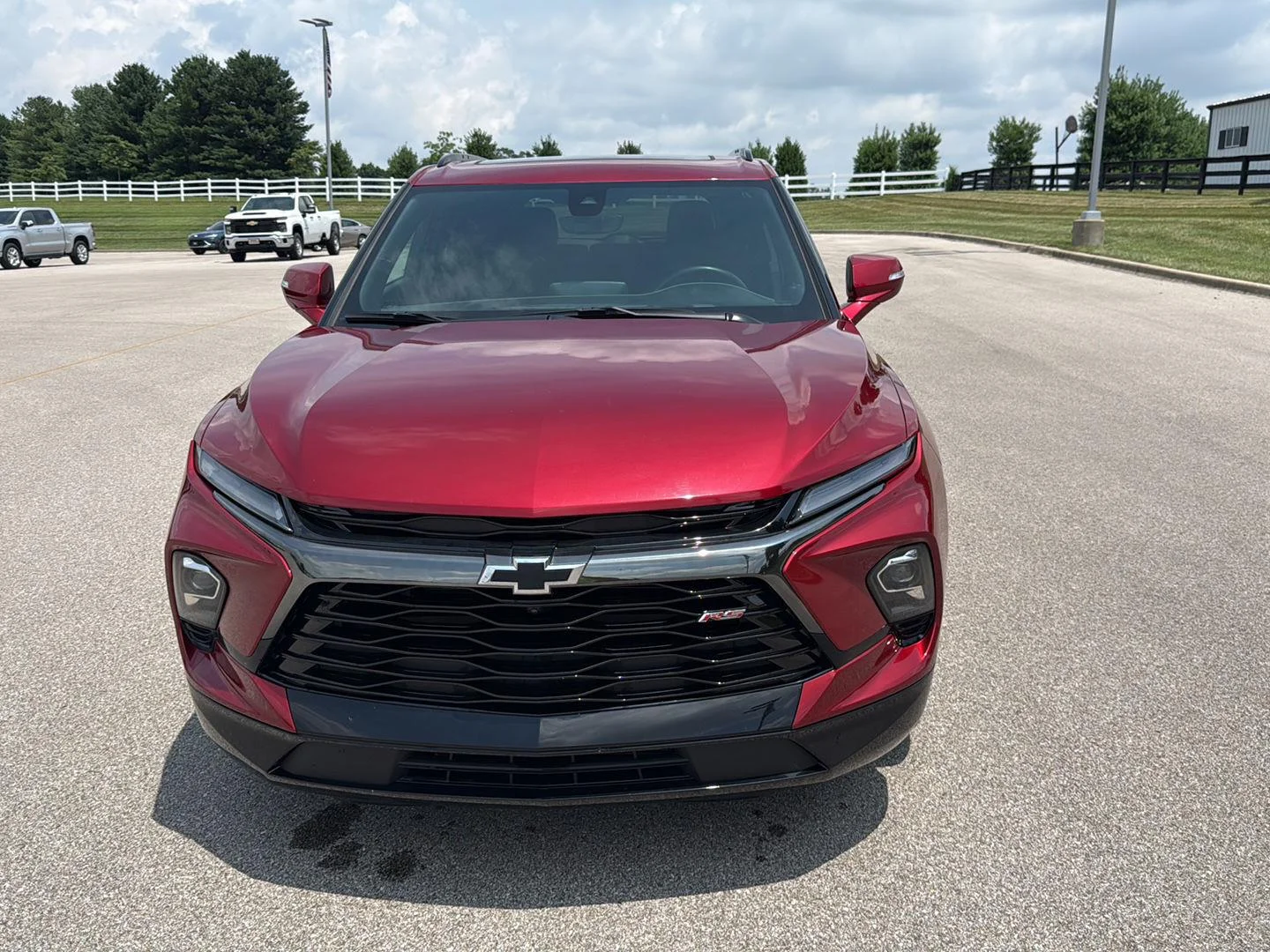 Used 2025 Radiant Red Tintcoat Chevrolet RS image 3