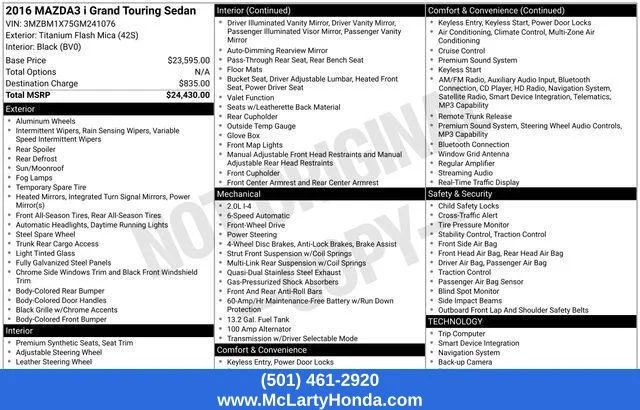 Used 2016 Silver Mazda i Grand Touring image 14