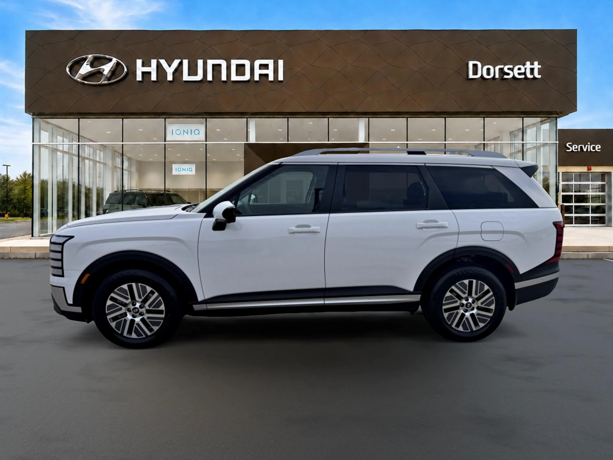 New 2026 Creamy White Pearl Hyundai SEL Premium 7P image 9