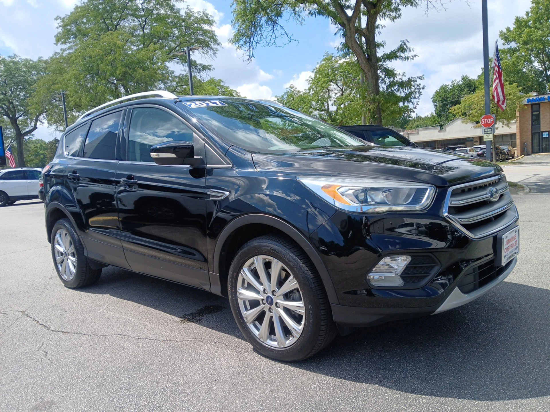 Used 2017 Ford Escape Titanium with VIN 1FMCU9JD0HUA89706 for sale in Glenview, IL