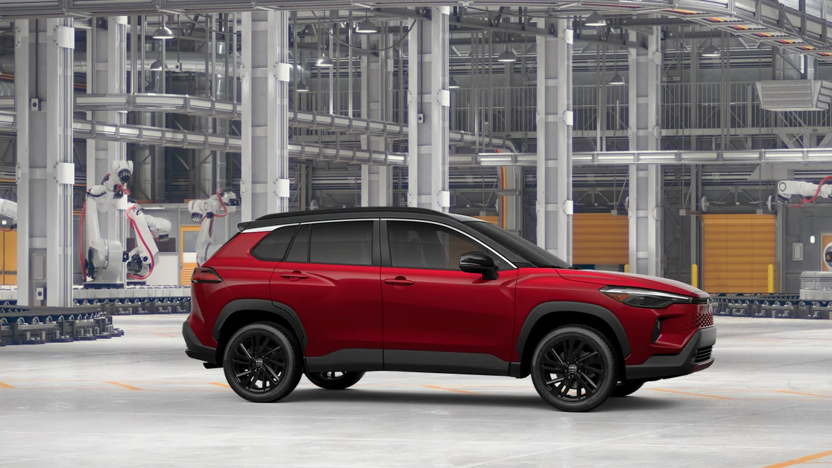 New 2026 Soul Red Crystal  with Jet Black roof Toyota Hybrid XSE image 21