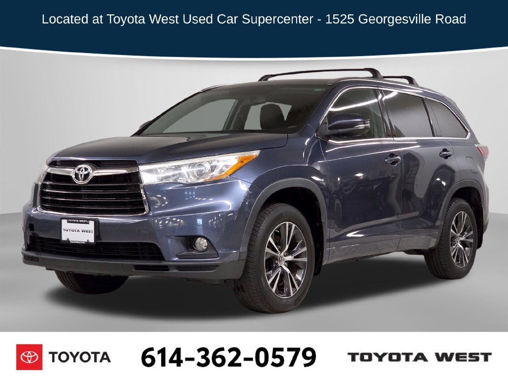 Used 2016 Blue Toyota XLE V6 image 1