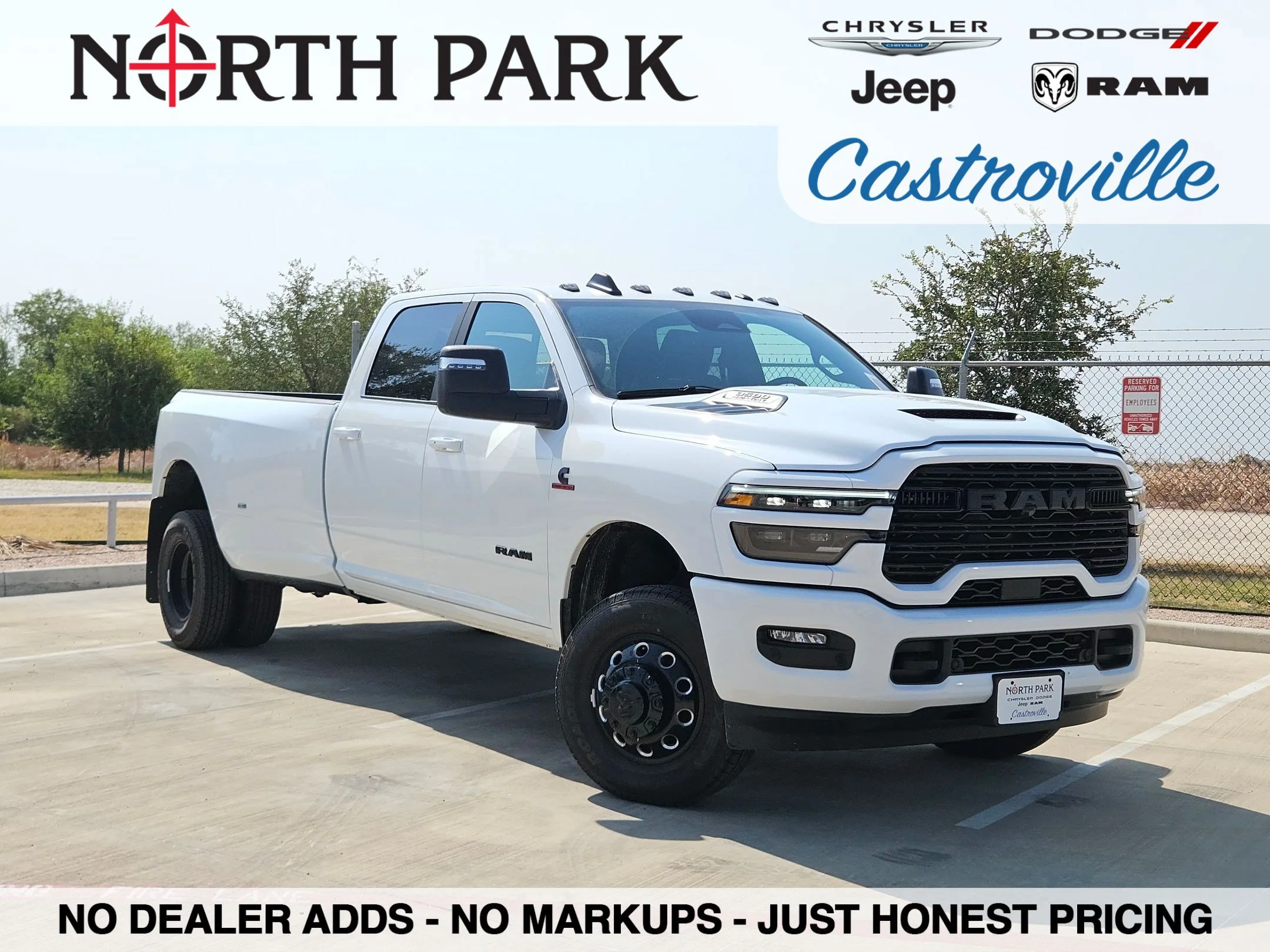 New 2026 Bright White Clear-Coat Exterior Paint RAM Laramie image 1