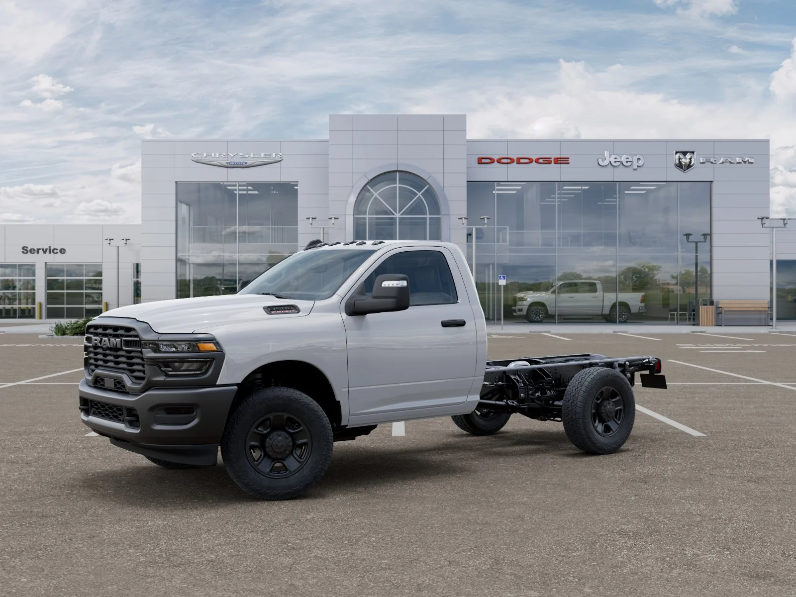 New 2025 Bright White Clear-Coat Exterior Paint RAM Tradesman image 13