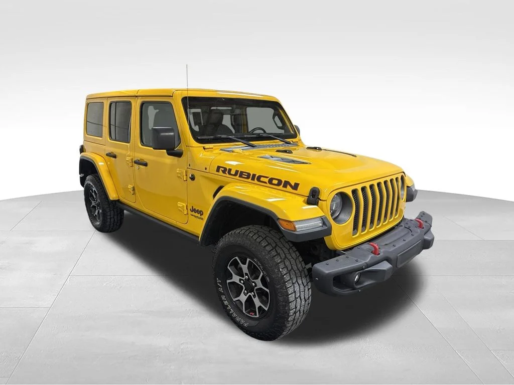 Used 2019 Yellow Jeep Unlimited Rubicon image 4