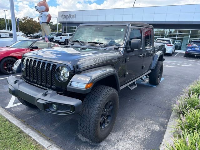 Used 2021 Gray Jeep Willys image 1