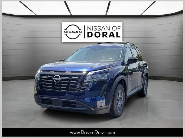 New 2026 Deep Ocean Blue Pearl Nissan SV image 1