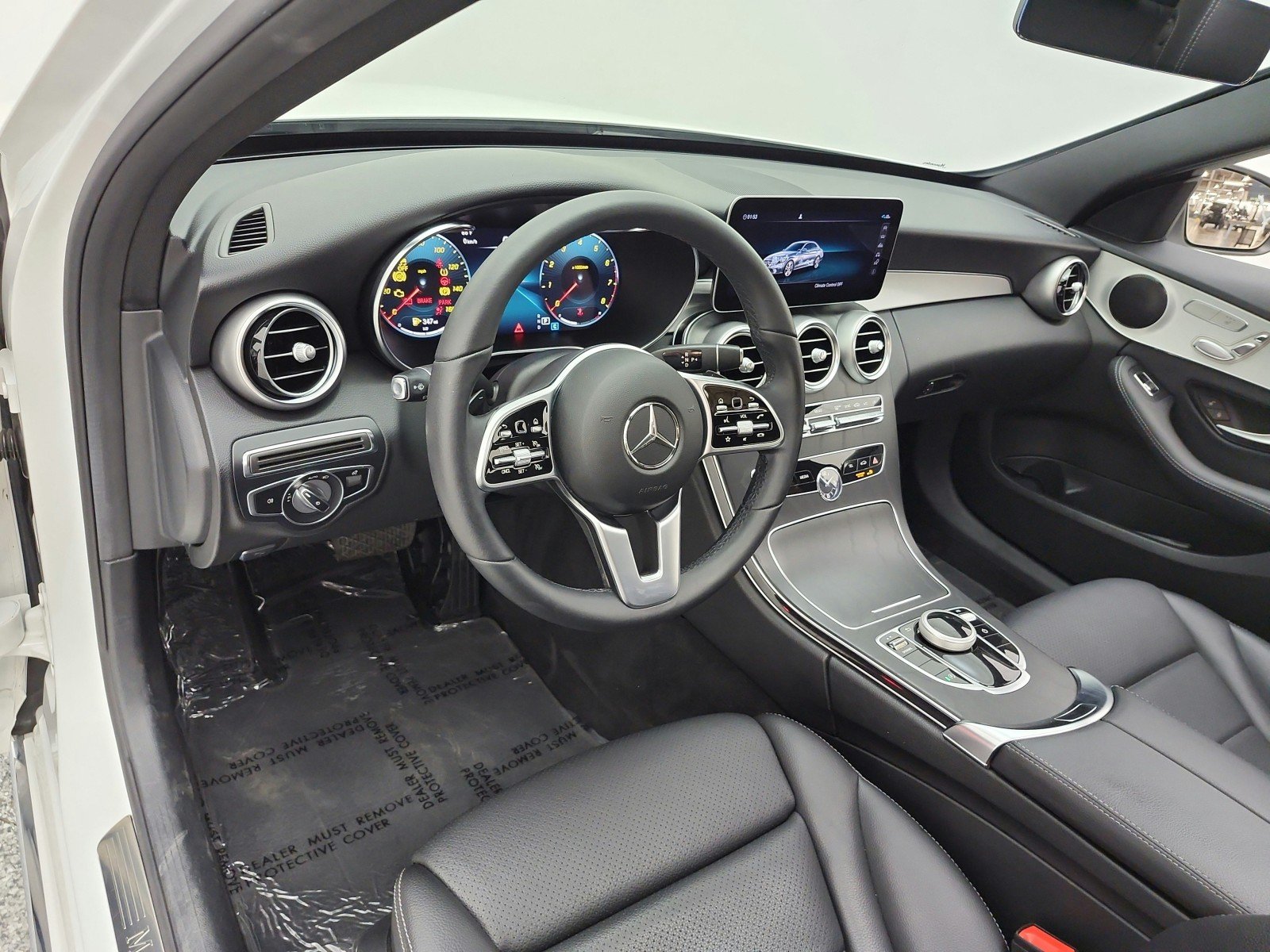 Certified Used 2021 Polar White Mercedes-Benz C 300 Sedan image 9