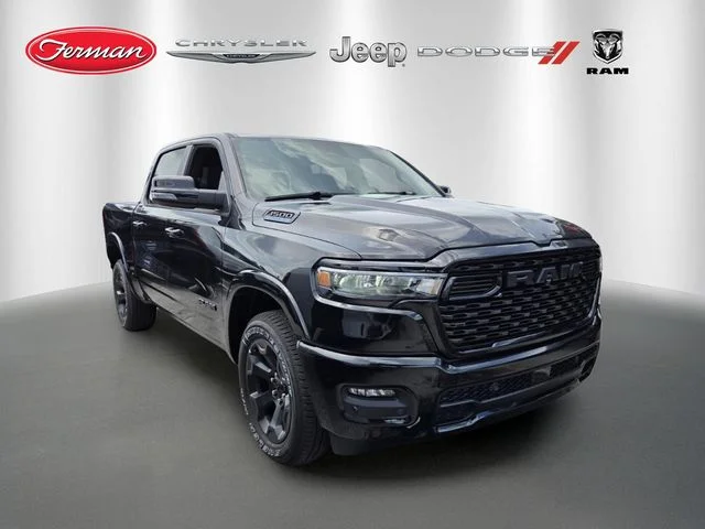 New 2026 Diamond Black Crystal Pearl-Coat Exterior Paint RAM Big Horn/Lone Star image 1