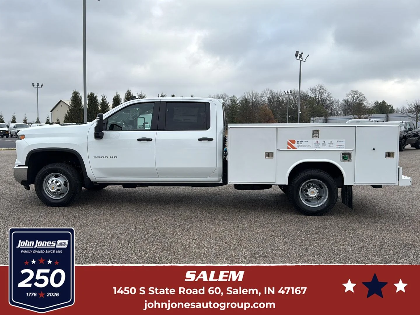 New 2026 Summit White Chevrolet Work Truck image 1