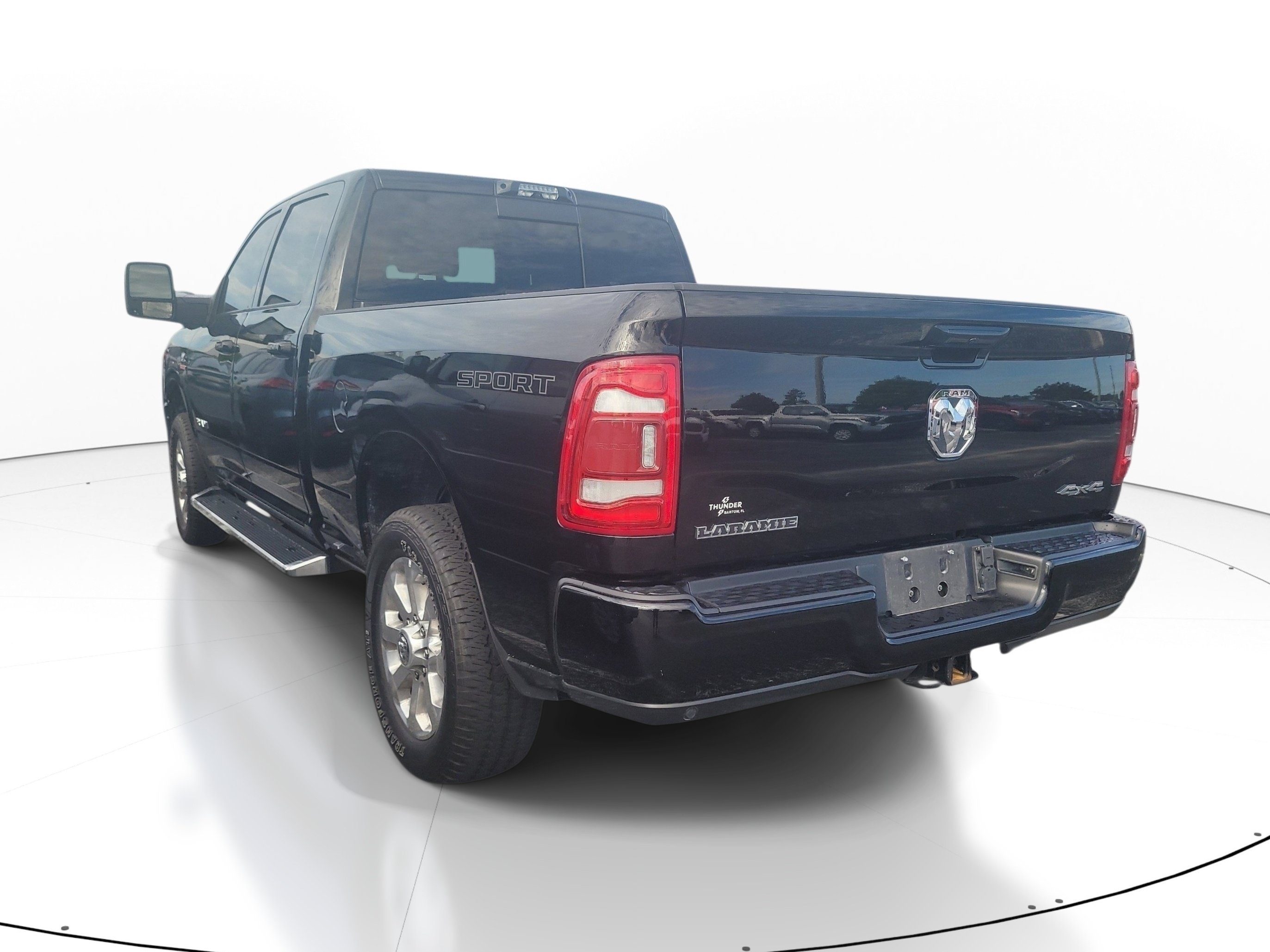 Used 2024 Diamond Black Crystal Pearlcoat Ram Laramie image 3