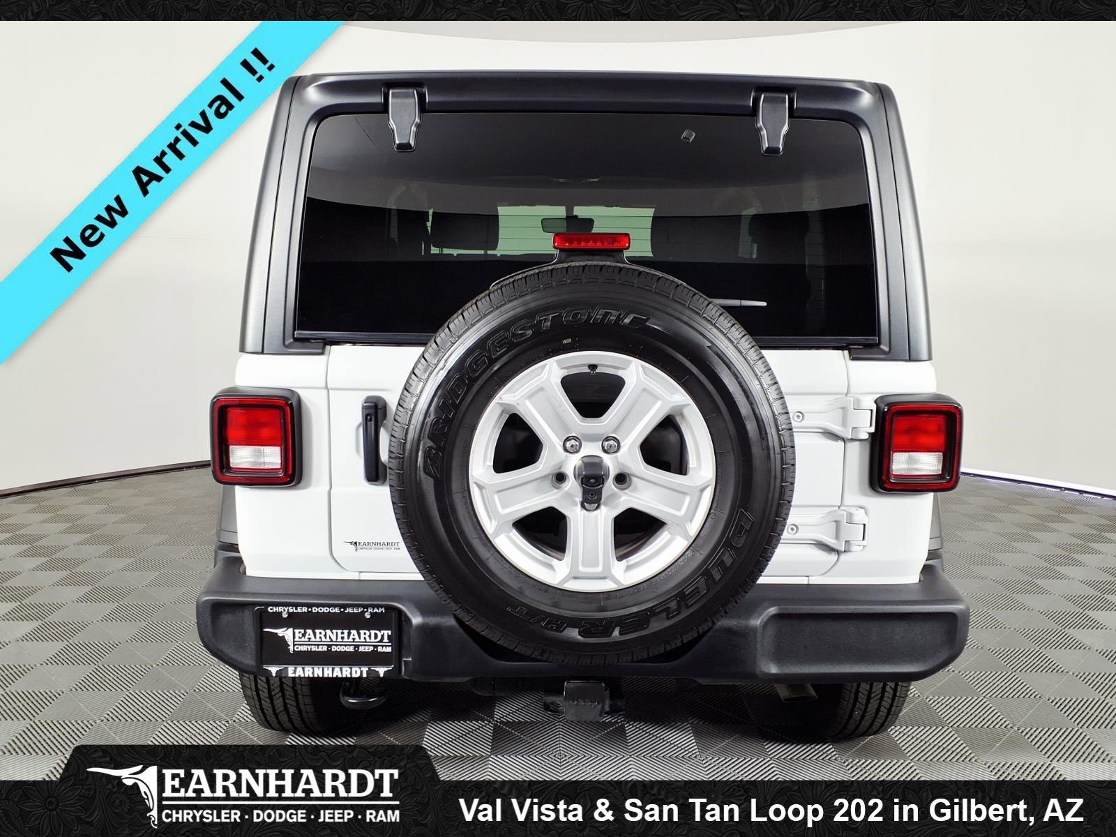 Certified Used 2022 Bright White Clearcoat Jeep Sport S image 5