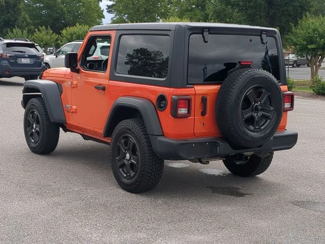 Used 2020 Orange Jeep Sport S image 5