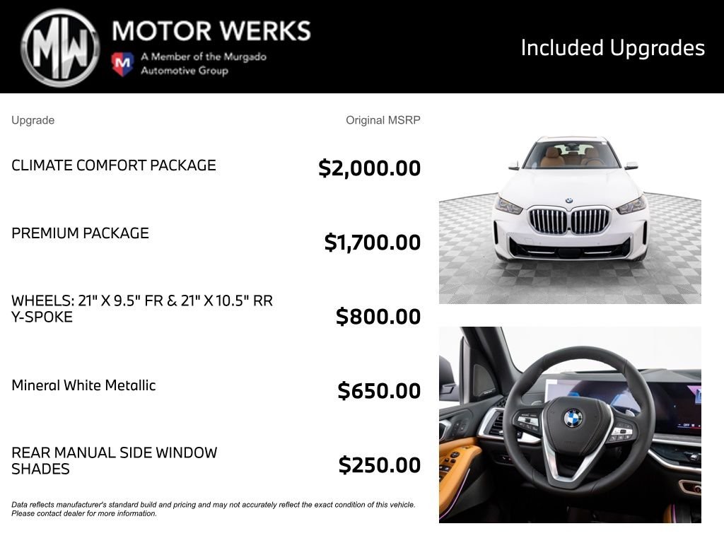 New 2026 Mineral White Metallic BMW xDrive40i image 4