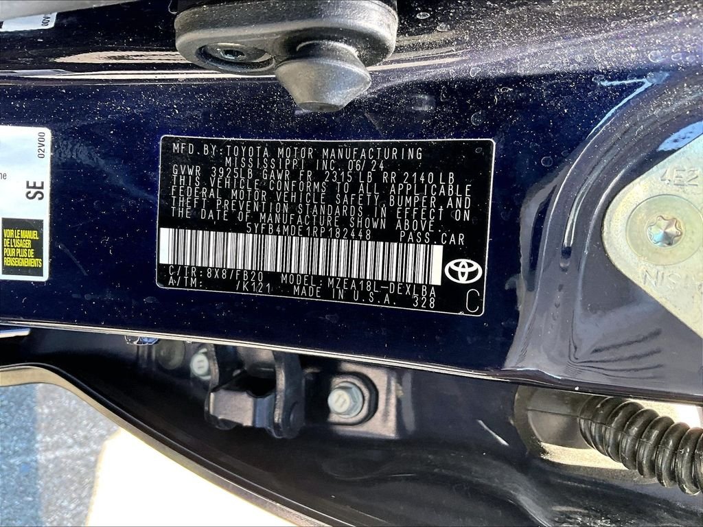 Used 2024 Blue Toyota LE image 36