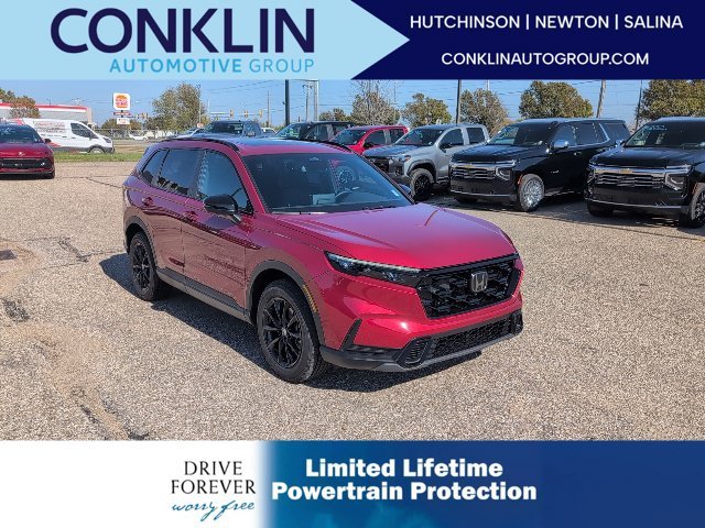 New 2027 Radiant Red Metallic Honda Sport Hybrid AWD image 1