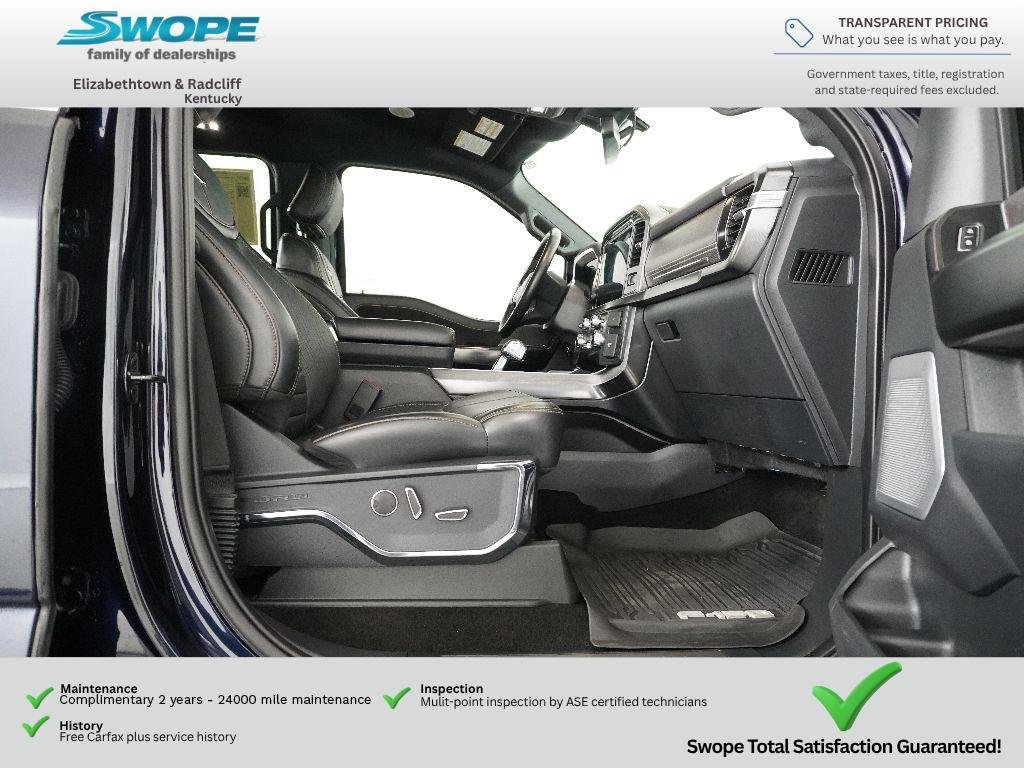 Used 2023 Antimatter Blue Metallic Ford Platinum image 10