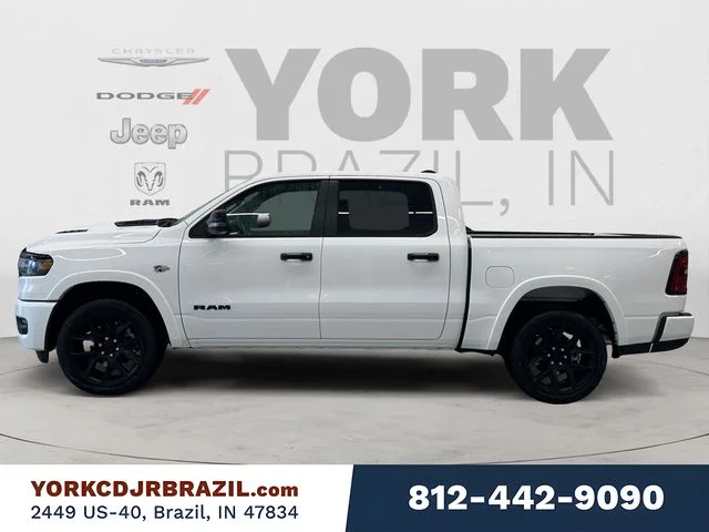 New 2026 Bright White Clear-Coat Exterior Paint RAM Laramie image 2