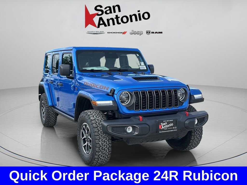 New 2026 Hydro Blue Pearl-Coat Exterior Paint Jeep Rubicon image 2
