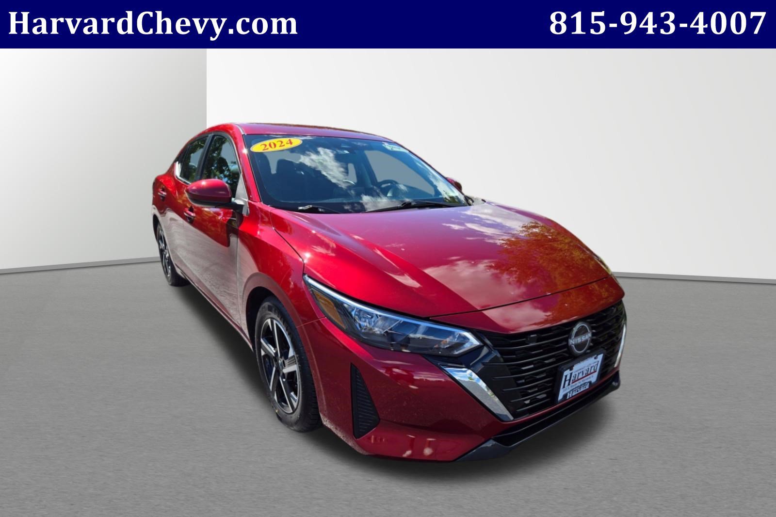 Used 2024 Red Nissan SV Xtronic CVT image 1