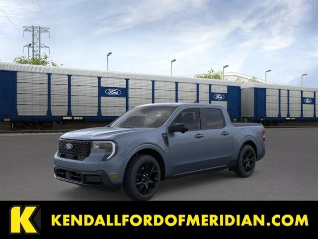 New 2026 Azure Gray Metallic Tri-Coat Ford Lariat image 1
