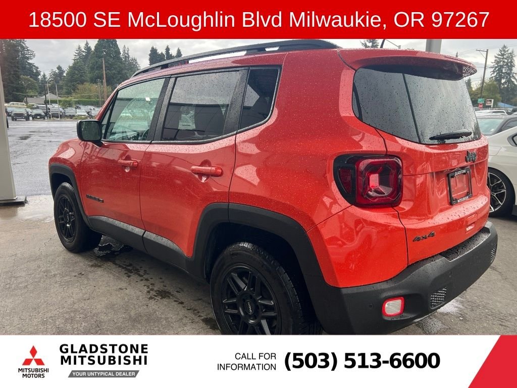 Used 2021 Orange Jeep Latitude image 6