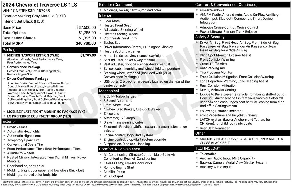 Used 2024 Gray Chevrolet LS image 6