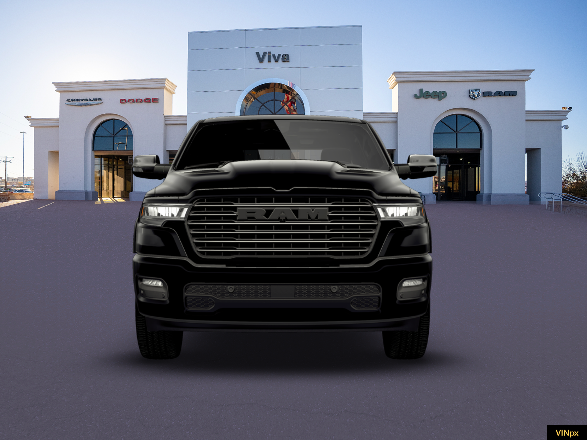 New 2026 Diamond Black Crystal Pearl-Coat Exterior Paint RAM Laramie image 12