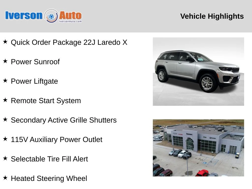 New 2026 Silver Zynith Exterior Paint Jeep Laredo X image 2