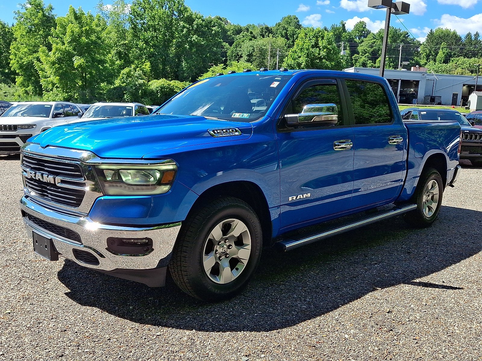 Certified Used 2021 Hydro Blue Pearlcoat Ram Big Horn image 3