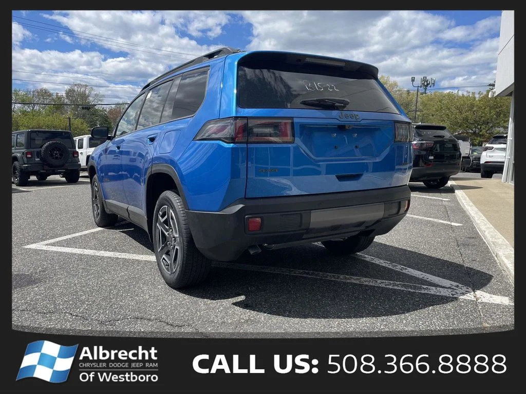New 2026 Hydro Blue Pearl-Coat Exterior Paint Jeep Laredo image 3