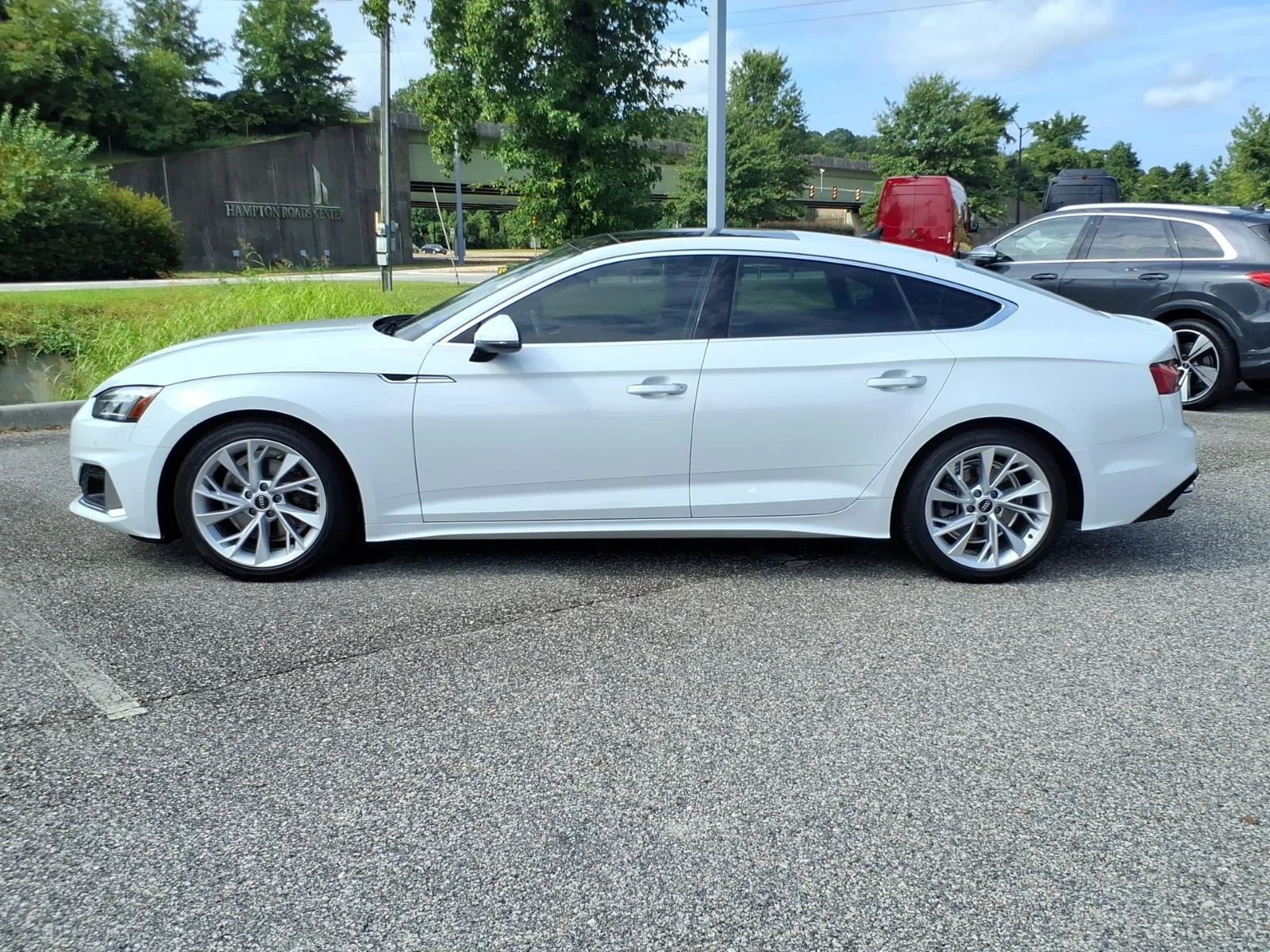 Used 2022 Glacier White Metallic Audi Premium image 3