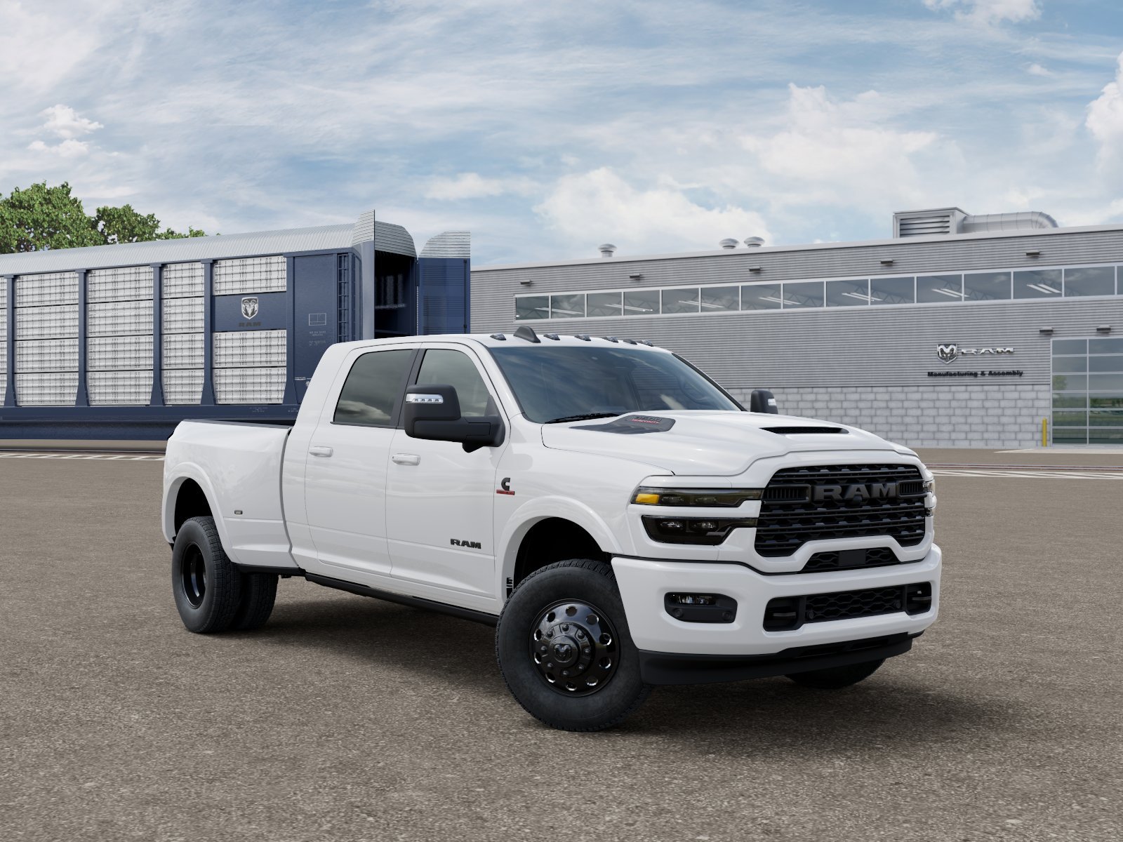 New 2026 Bright White Clear-Coat Exterior Paint RAM Limited image 3
