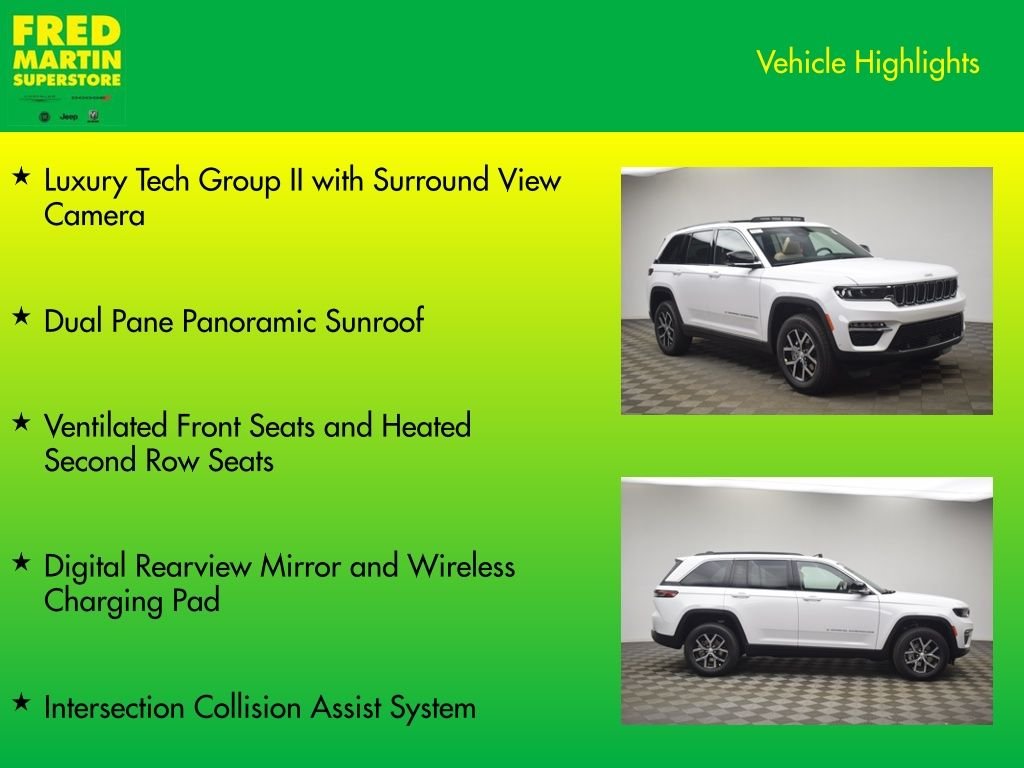 New 2025 Bright White Clear-Coat Exterior Paint Jeep Limited image 15