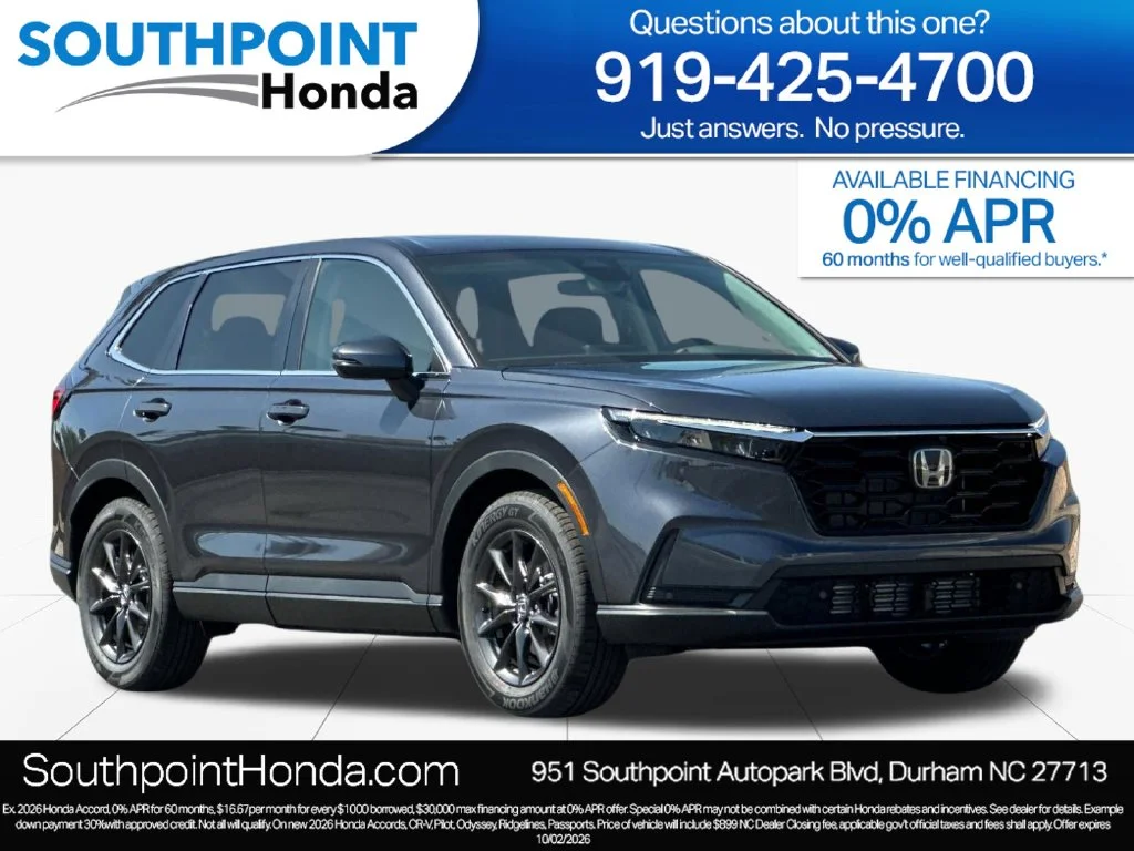 New 2027 Meteorite Gray Metallic Honda EX-L image 1